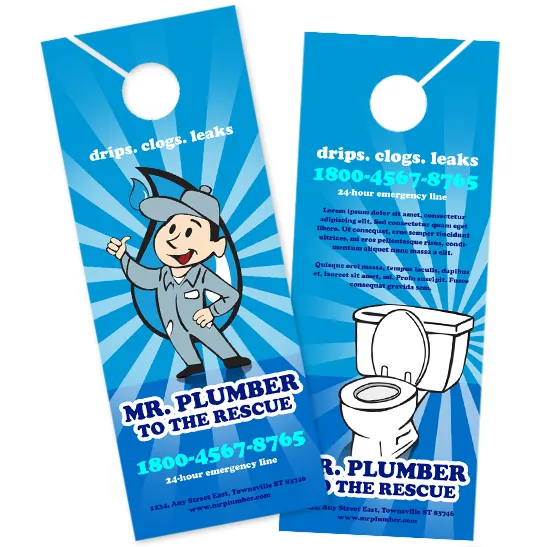 4" x 12" Door Hangers