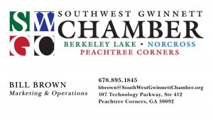 Camber of Commerce Business Cards example