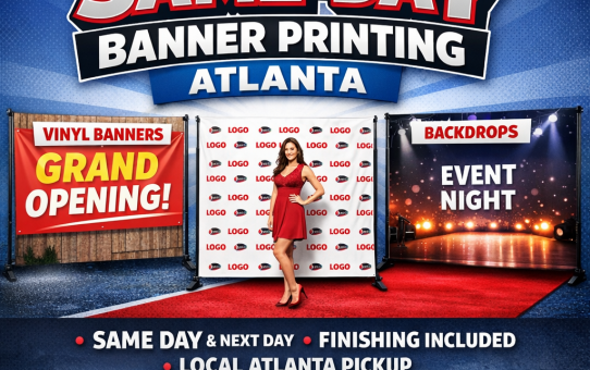 Same-Day Banner Printing in Atlanta – Fast 24-Hour Turnaround You Can Count On