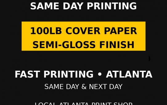 ATL Flyers Printing in Atlanta – Same-Day & Next-Day Fast Printing by PrintShopATL