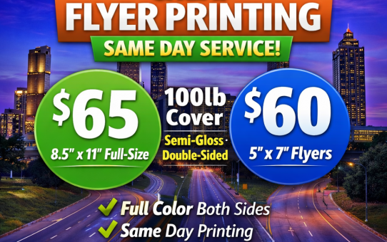 Cheap Flyer Printing in Atlanta, GA – Same-Day Full-Color Flyers at PrintShopATL.com
