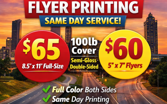 PrintShopATL.com: Affordable Same-Day Flyer Printing in Atlanta, GA