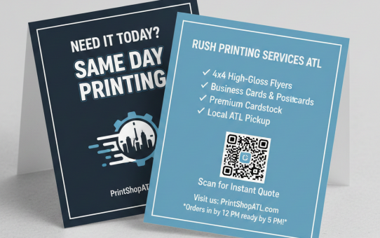 Fast & Professional: The Best Rush Printing Services in ATL | Same Day Printing 24hrs
